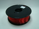 Filamento flexível 1,75 da impressão 3d de TPU/3,0 milímetros vermelho e transparente